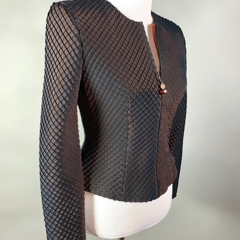 Flores & Flores Shimmering Bronze Jacket - Picture 4 of 6